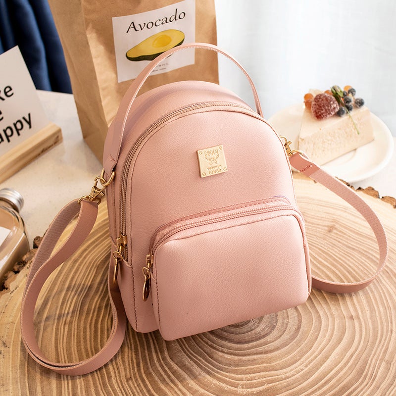 Fashion Korean Style Ladies Backpack Pink 
