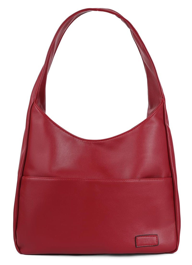 Pocadri Women Tote Handbags Chic Vegan Leather Tote Bag Purse Stylish Casual Trendy Large Soft Shoulder Bag - Image 1