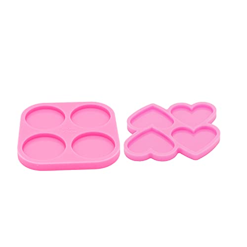 AMZTOART Super Glossy Resin Mold Phone Grip Epoxy Molds, Silicone Molds for Badge Reel DIY Telephone Stands Design (YMDY0533+DY1125) - Image 5
