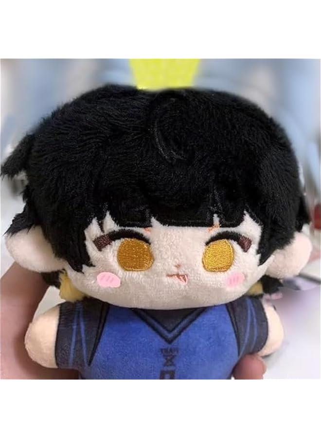 Bachira Meguru Soft Figure Throw Pillow, 12cm Football Mini Anime Hug Pillow Schoolbag Wallet Pendant Charm Home Sofa Decoration  - Image 3