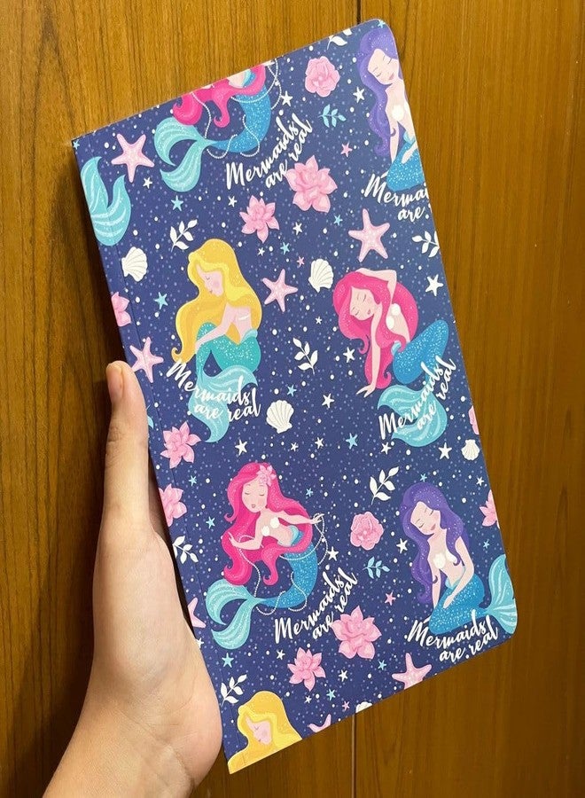 Radhya Accessories Doodle Cover Notebook- diary for Girls funky printed planners Notebook diary Birthday Return Gifts (Pack of 2) (mermaid) - Image 2