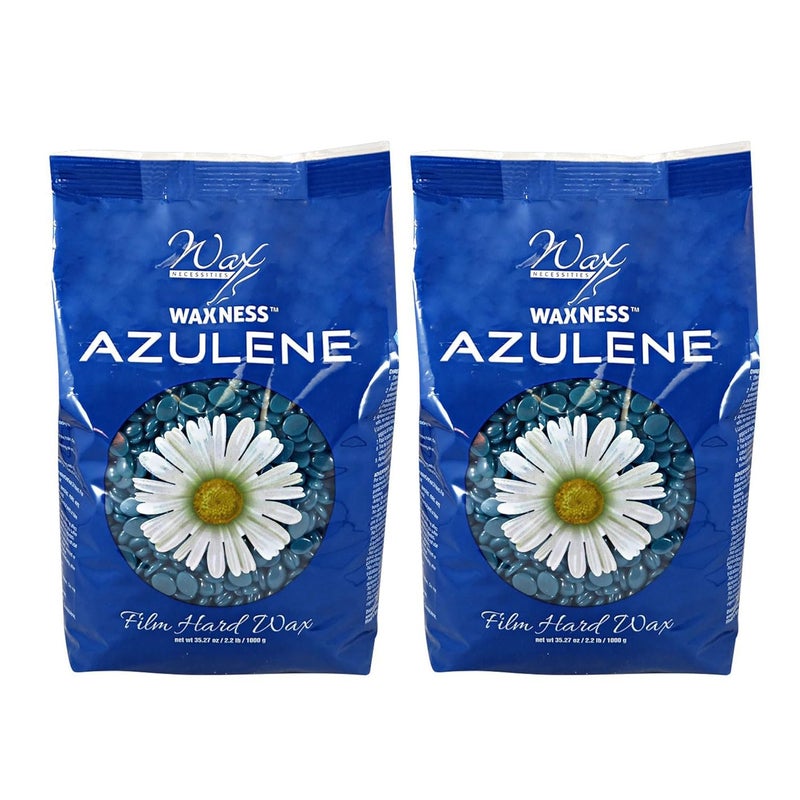 Waxness Azulene Hard Wax 22 Pound  1 kg Pack of 2
