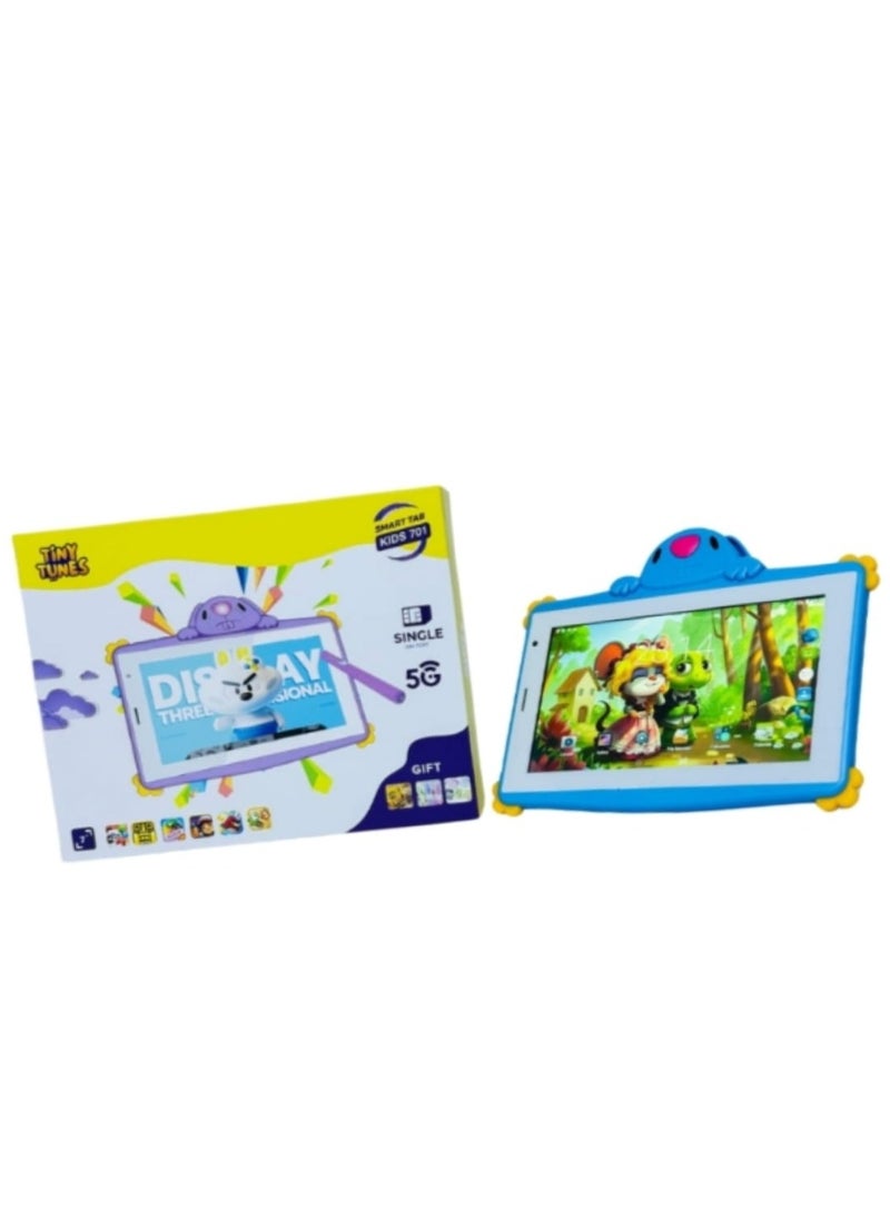 Tiny Tunes - The Smart Tab Kids 701 is a tablet designed specifically for children, offering a balance of functionality, durability, and kid-friendly features. - Image 1