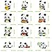 APENGBAOL Animals Building Block SetsMicro Mini Animals Party Favors for Kids Birthday Gift for Boy Girl12 Pack Pandas - Image 4