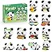 APENGBAOL Animals Building Block SetsMicro Mini Animals Party Favors for Kids Birthday Gift for Boy Girl12 Pack Pandas - Image 2