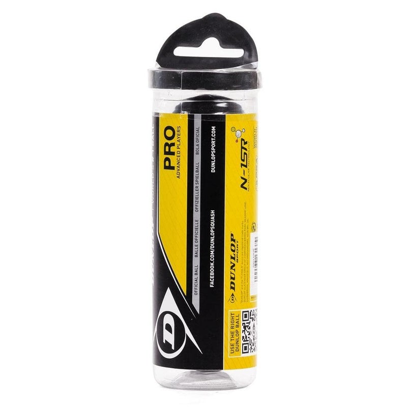Dunlop Sports Pro Xx Squash Ball V22  3-Ball Tube - Image 2