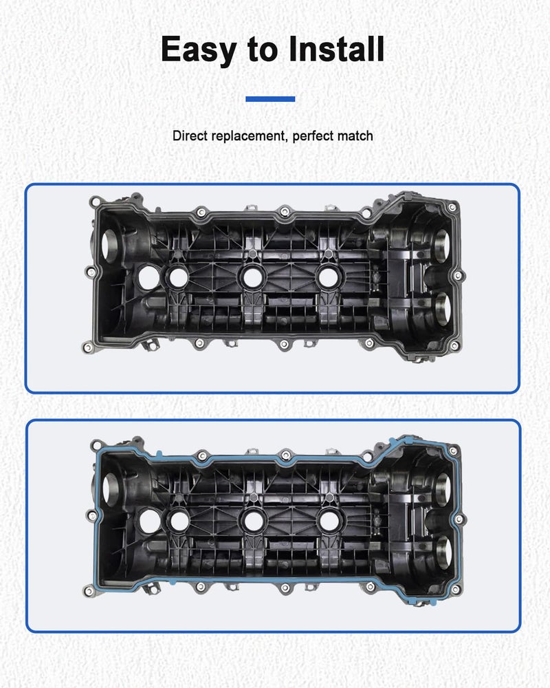 PNYZIK Engine Valve Cover Gasket & Intake Manifold Gasket Replace VS50805R 5184596AE Fit for Chrysler 200 300 Dodge Avenger Challenger Charger Durango Jeep Cherokee Wrangler JK Ram 1500 ProMaster 2011-2020 - Image 5
