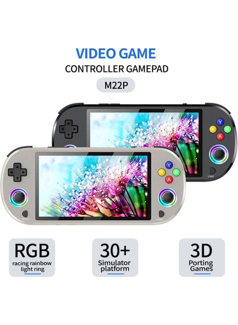 Handheld Game Console with 5-Inch Display & Gamepad – Portable Mini Gaming Console with 3D Games, 30+ Emulators, 3000mAh Battery, RGB Color Display, Retro Video Games - Image 5