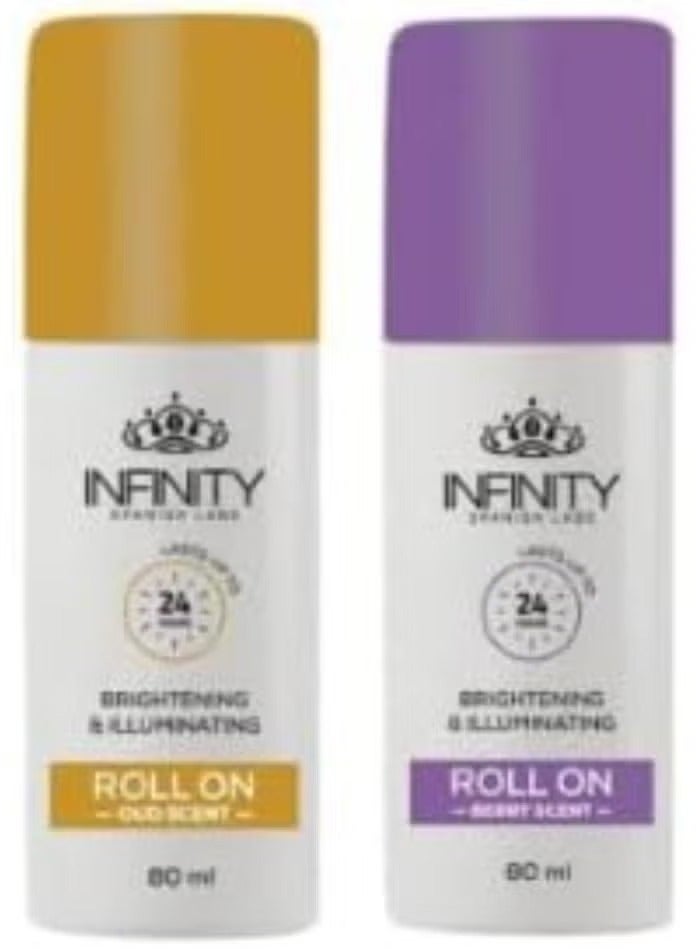 Infinity Deodrant Roll on Berry&Oud Scents 1+1 - Image 2