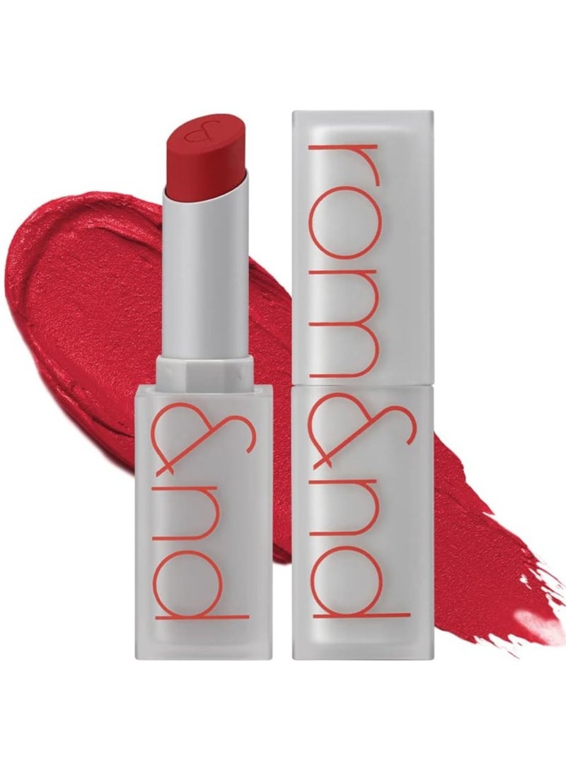 rom&nd Zero Matte Lipstick 17 RED HEAT - Image 1