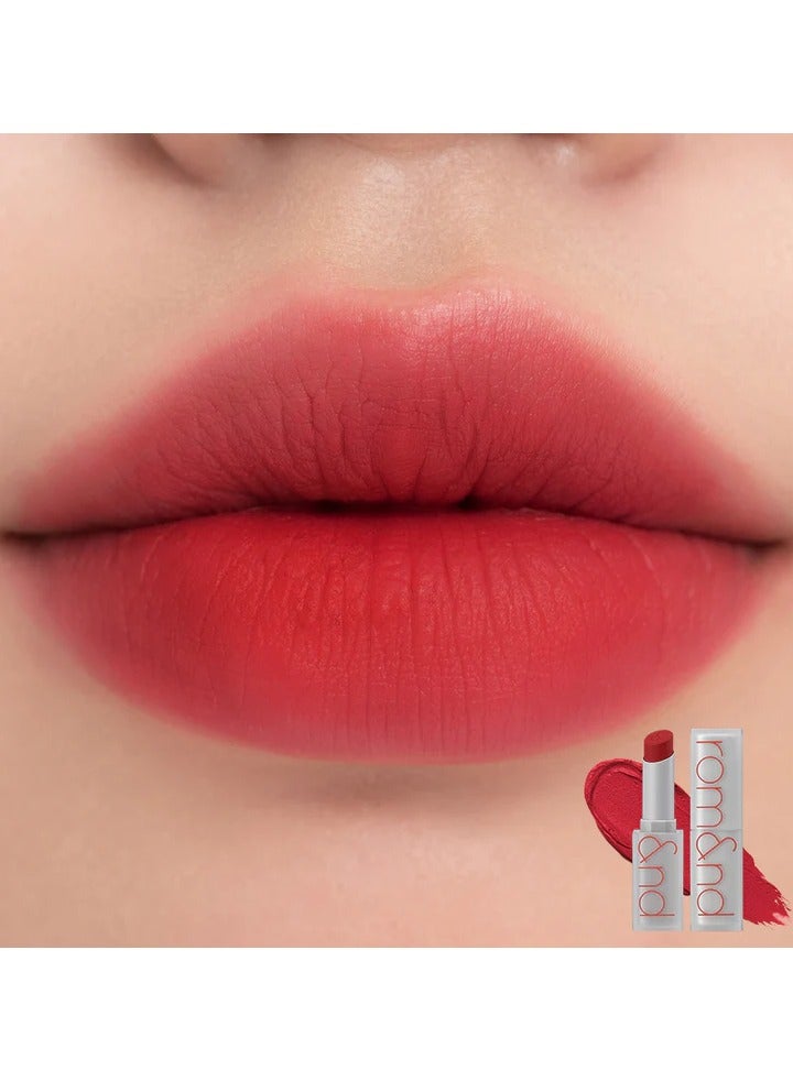 rom&nd Zero Matte Lipstick 17 RED HEAT - Image 2