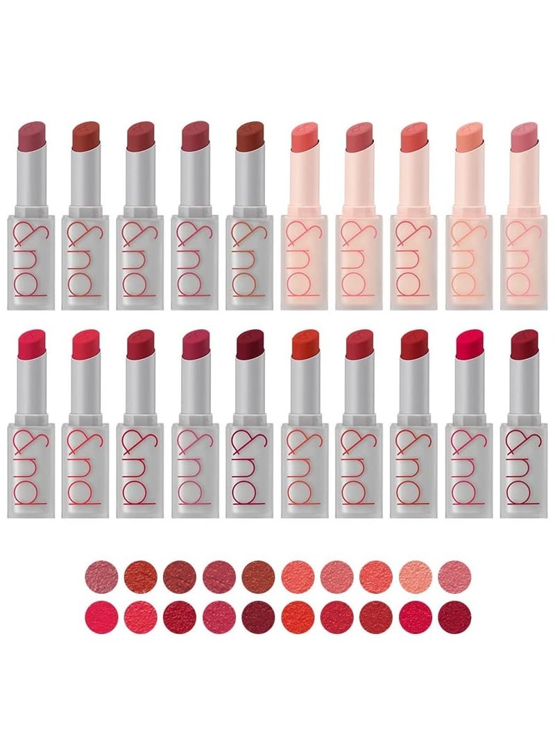 rom&nd Zero Matte Lipstick 17 RED HEAT - Image 4