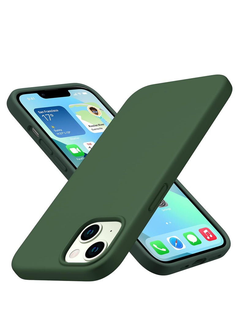 BORTONY iPhone 13 Case Liquid Silicone Anti Scratch Anti Fingerprint Soft Silky Touch Shockproof Protective Cover for Apple iPhone 13  - Image 1