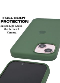 BORTONY iPhone 13 Case Liquid Silicone Anti Scratch Anti Fingerprint Soft Silky Touch Shockproof Protective Cover for Apple iPhone 13  - Image 2