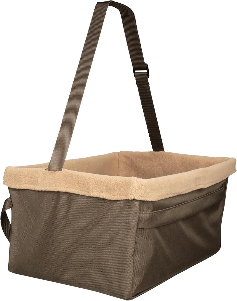 PetSafe Happy Ride Dog Booster Seat for Cars - Medium, Brown - Image 2