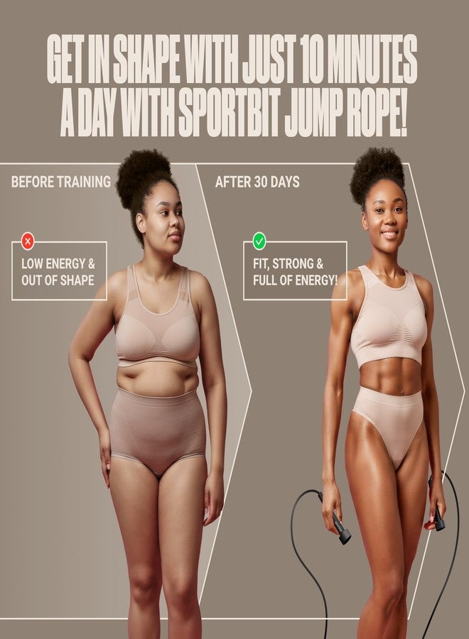 SPORTBIT Adjustable Jump Rope for Speed Skipping. Lightweight Jump Rope for Women, Men. Skipping Rope for Fitness. Speed Jump Rope for Workout, Women Exercise - Image 3