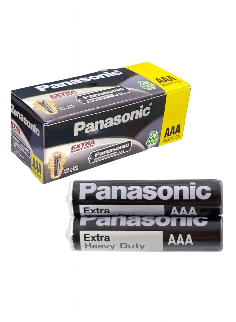 Panasonic AAA Batteries 60 Pcs Box – Extra Heavy Duty, Anti-Leak, 0% Mercury & Cadmium - Image 3