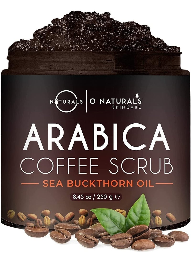 O Naturals O Naturals Organic Coffee Arabica Women  Mens body scrub Natural Dead Sea Salt Scrub Moisturizing Leg Hand Scrub  Face Scrub Natural Body Polish 845oz 