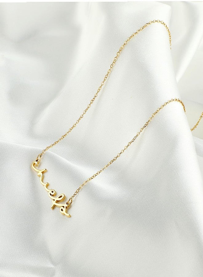 imani Necklace for Football Fans K&C Necklace Kansas City Inspired jewelry necklace (gold) - Image 3