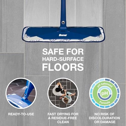 Bona Premium Pet Floor Care Microfiber Mop Kit | Cleans Dog, Cat, Puppy & Kitty Paw Marks, Urine Stains, Odors, Dirt & Hair | Anti-Bacterial, Pet-Safe, Scratch-Resistant for Stone & Wood - Image 4