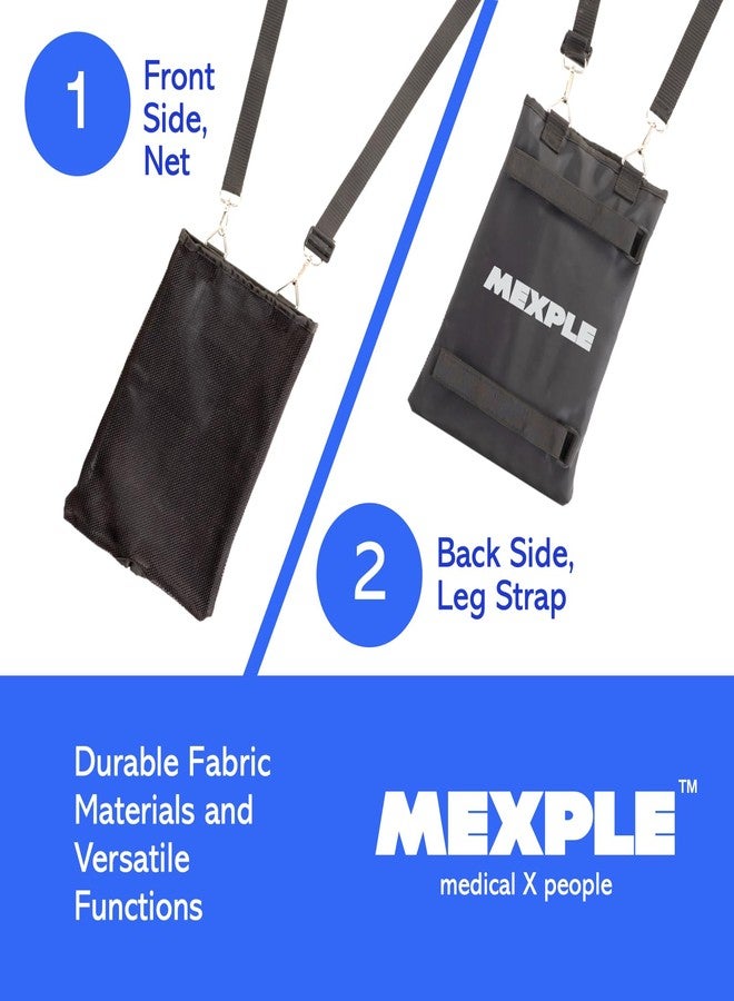 MEXPLE UroXling 2000ml Catheter Urinary Bag Holder from MEXPLE, Urine Drainage Leg Bag Holder with Adjustable Strap for Dialysis and Incontinence Patients for Home, Outdoor, Wheelchair & Bed - Image 3
