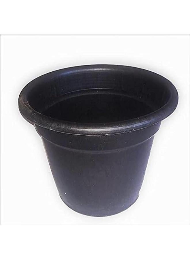 عدد 5 اصيص بلاستيك اسود - مقاس 25