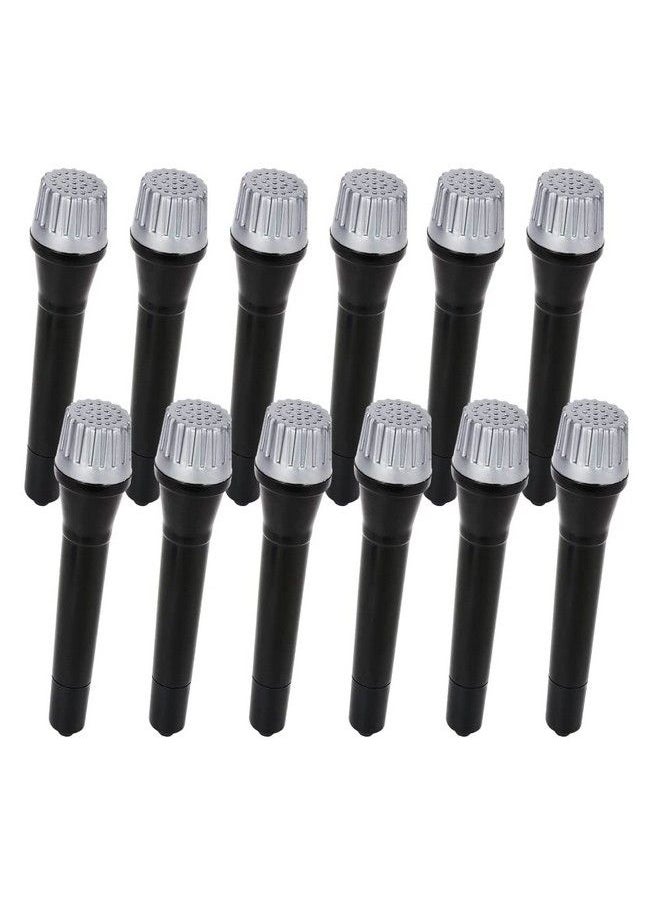 ArtCreativity Toy Microphone Set For Kids 5.5 Inch 12 Count Pretend Play Plastic Mics For Karaoke Fun Stage Or Costume Prop Birthday Party Favors Goody Bag Fillers For Boys Girls Toddlers  - Image 1