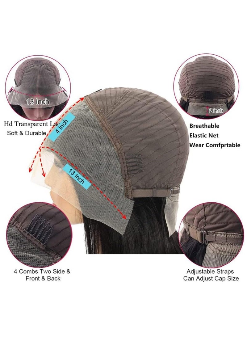 إستيل شعر مستعار قصير بوب شعر بشري 13x4 باروكة دانتيل أمامي للنساء ذوات البشرة السمراء باروكات بدون صمغ شعر بشري لون مقطوع مسبقًا رقم 9 - Image 5