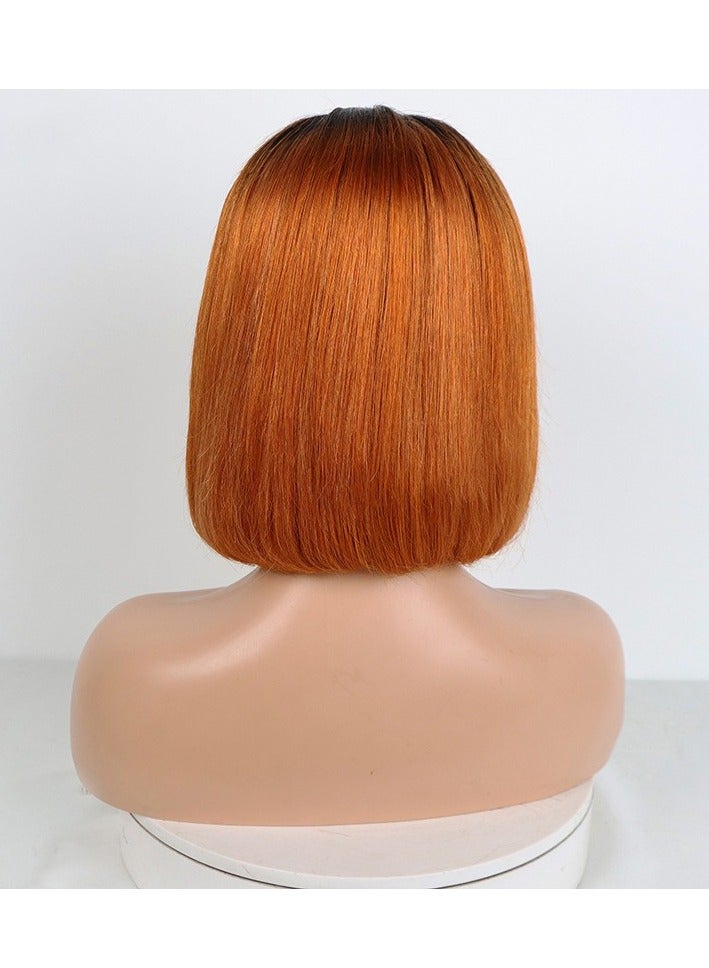 إستيل شعر مستعار قصير بوب شعر بشري 13x4 باروكة دانتيل أمامي للنساء ذوات البشرة السمراء باروكات بدون صمغ شعر بشري لون مقطوع مسبقًا رقم 9 - Image 3