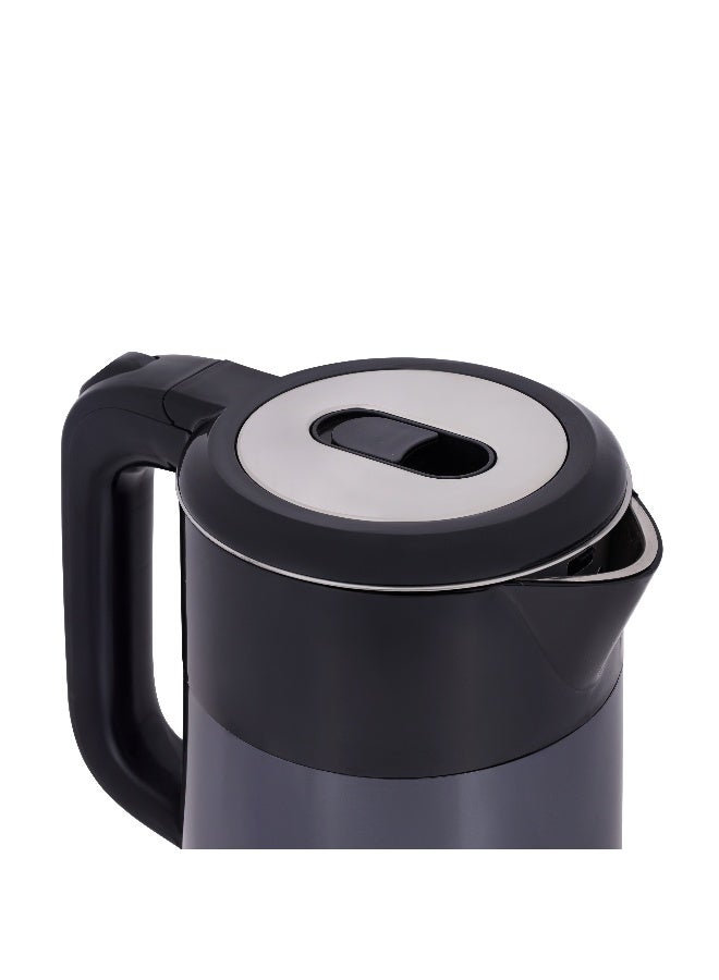 Olsenmark 1.0L Electric Kettle OMK7068 – 800W Fast Boil, 360° Cordless Base, Safety Cut-Off, Dry Boil & Overheat Protection, Food-Safe Material, Black & Blue | 2 Years Warranty 1 L 800 W OMK7068 Black and Blue - Image 5