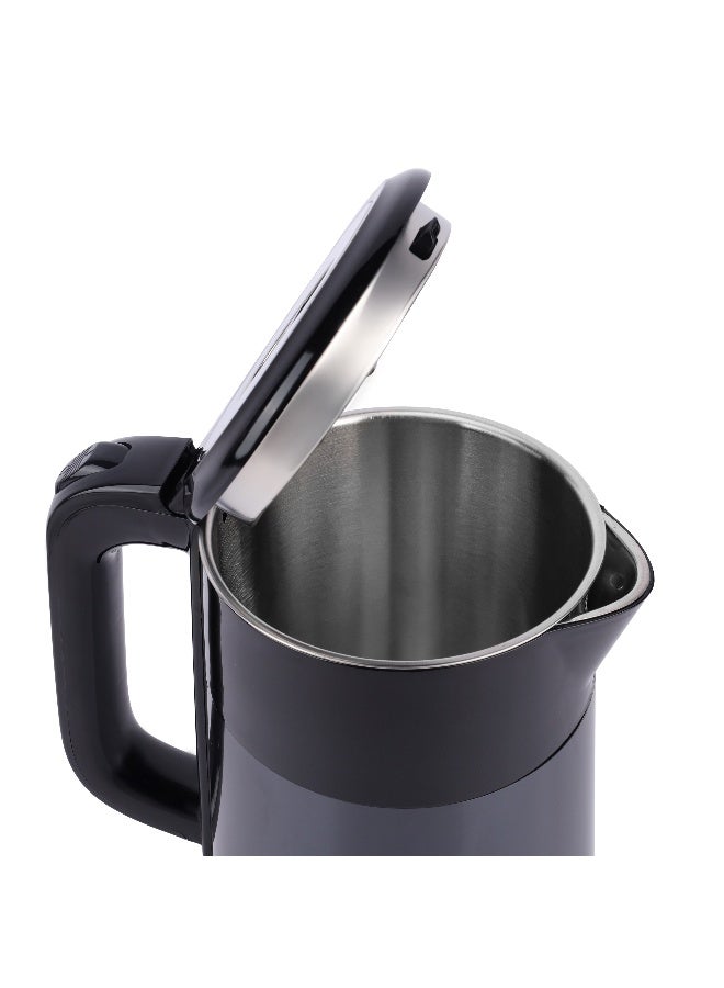 Olsenmark 1.0L Electric Kettle OMK7068 – 800W Fast Boil, 360° Cordless Base, Safety Cut-Off, Dry Boil & Overheat Protection, Food-Safe Material, Black & Blue | 2 Years Warranty 1 L 800 W OMK7068 Black and Blue - Image 4