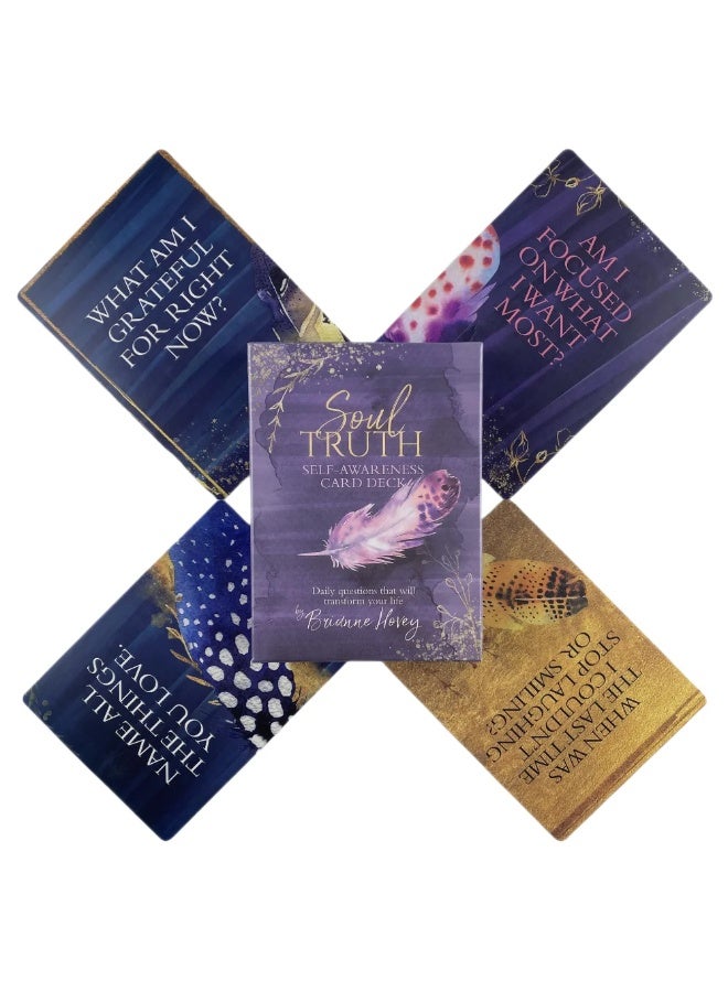 NIBEMINENT A set of Tarot card sets for Soul truth, self-awareness, daily questions, and Tarot oracle cards that will change your life - Image 1