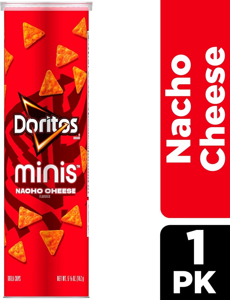 MINIS Doritos Minis Canister - Nacho Cheese Flavor Tortilla Chips - Image 5