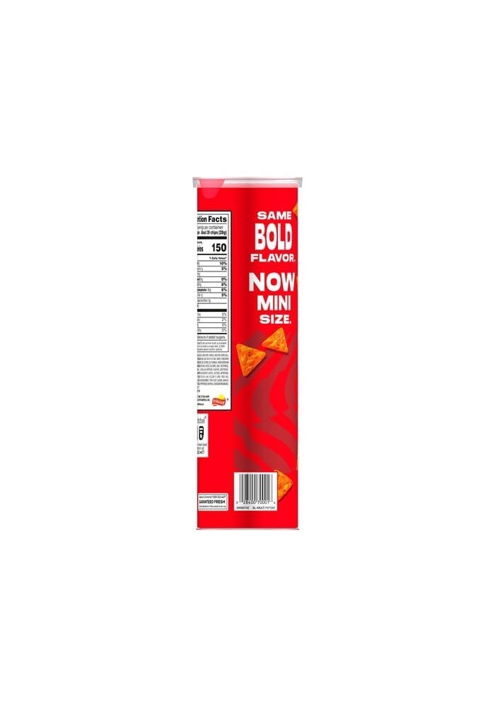 MINIS Doritos Minis Canister - Nacho Cheese Flavor Tortilla Chips - Image 4