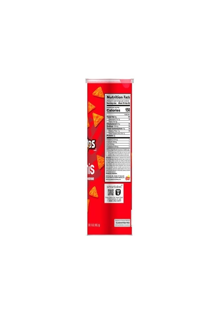 MINIS Doritos Minis Canister - Nacho Cheese Flavor Tortilla Chips - Image 2