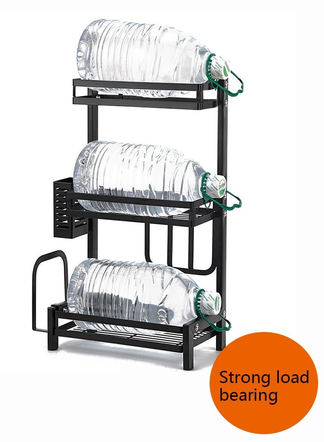 يولو مطبخ من 3 طبقات من الفولاذ المقاوم للصدأ رصيف مخزن المطبخ للزجاجات - Image 4