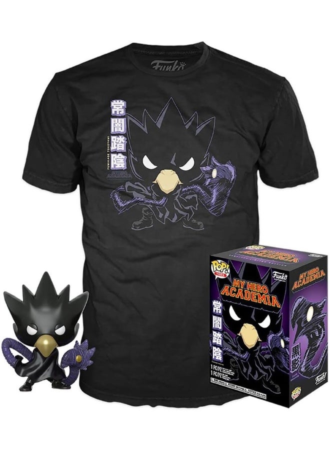 Funko - Funko Pop! & Tee: Animation: My Hero Academia: Tokoyami (Medium) - Image 1
