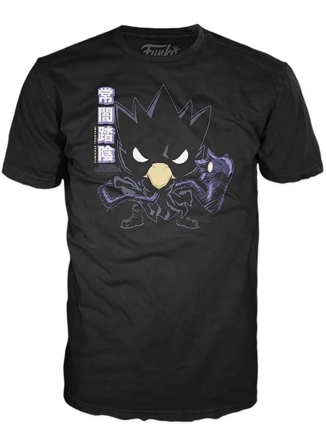 Funko - Funko Pop! & Tee: Animation: My Hero Academia: Tokoyami (Medium) - Image 1