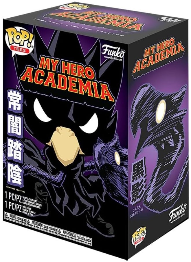 Funko - Funko Pop! & Tee: Animation: My Hero Academia: Tokoyami (Medium) - Image 1