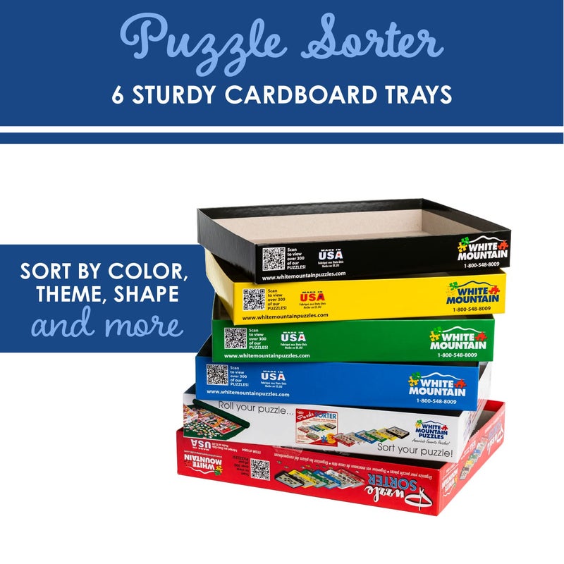 White Mountain Puzzle Sorter and Mystery Puzzle - Image 2