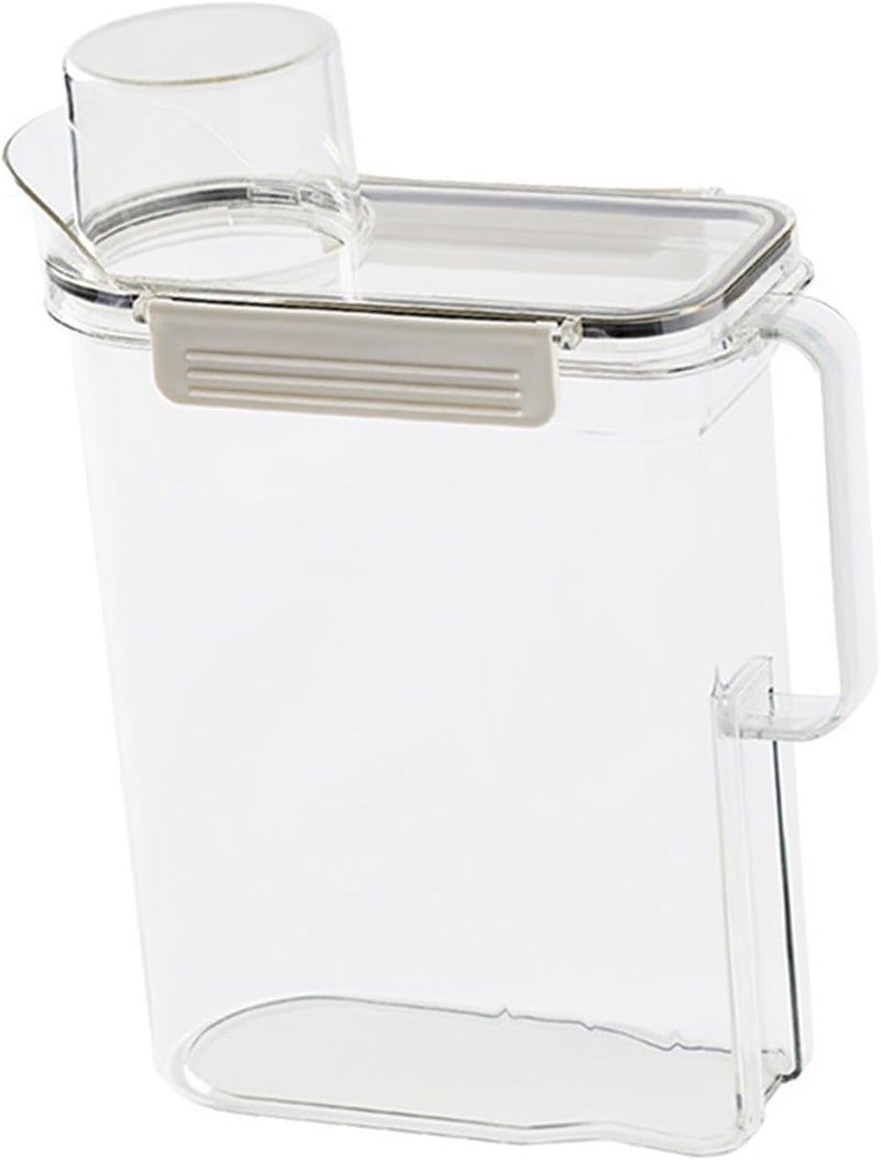 Liquid Laundry Detergent Dispenser Large Capacity Plastic Laundry Detergent Container with Lid for Laundry Room Organization Storage - Image 2