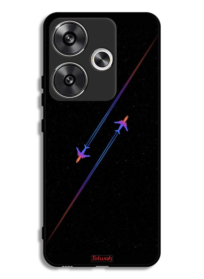 Tolwak Xiaomi Poco F6 5G Protective Case Cover Airplanes Art - Image 1