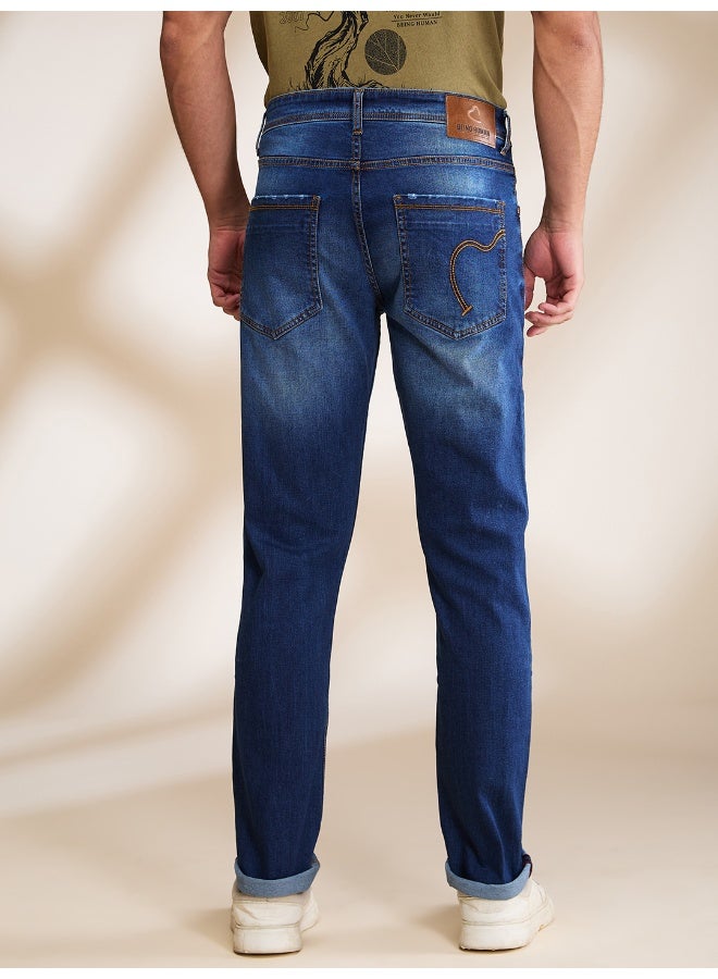 Being Human Mens Dark Tone Slim Fit Denims - Image 3