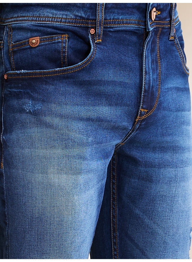 Being Human Mens Dark Tone Slim Fit Denims - Image 4