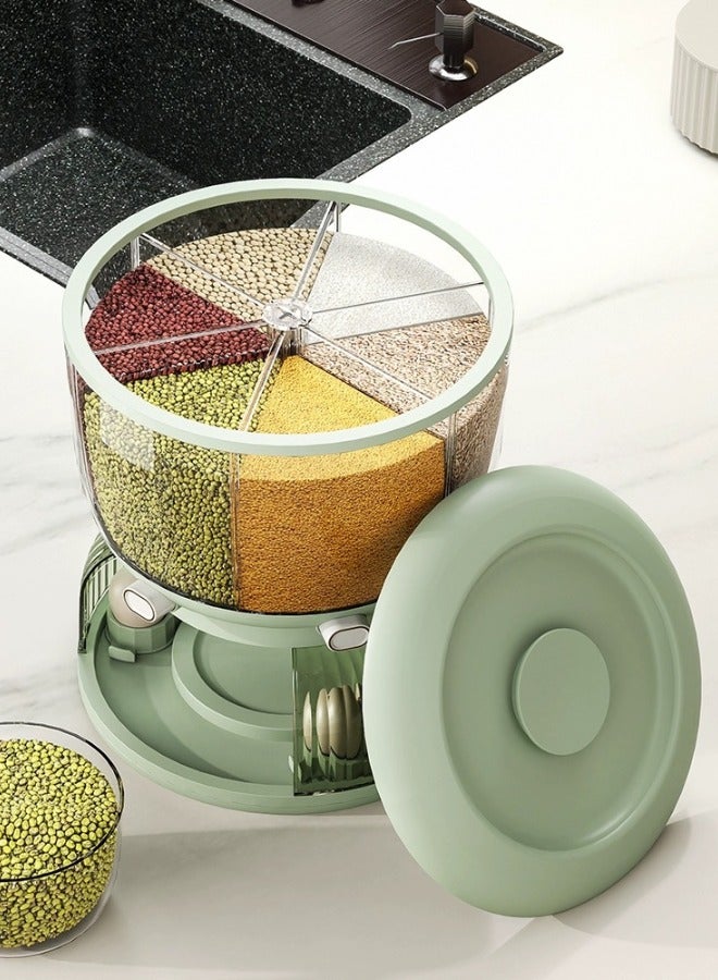 شي ون موزع حبوب كبير دوار 360 درجة أخضر - Image 3