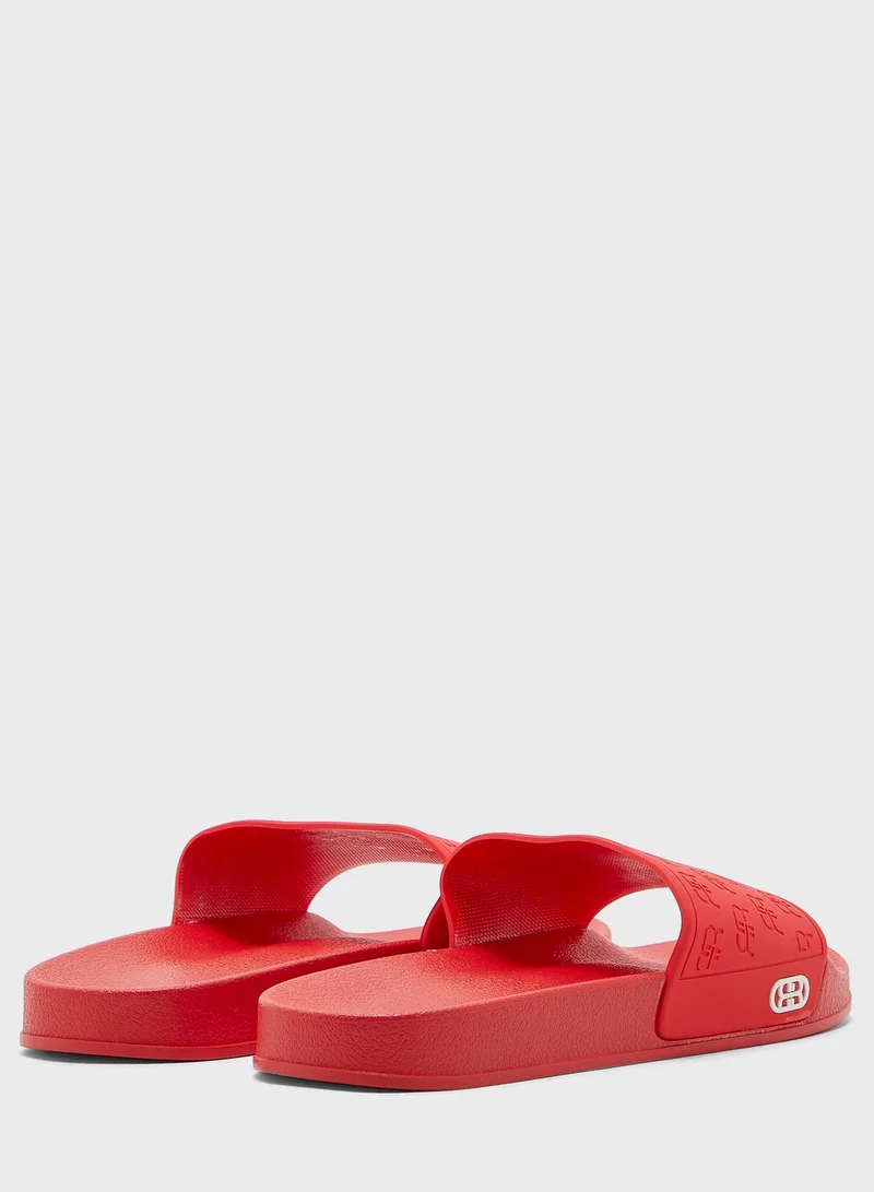 RIVER ISLAND Rr Monogram Debossed Slider