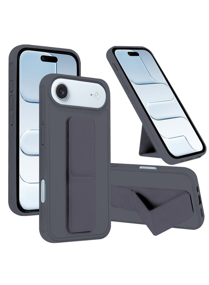 CATANES 3 Packs Premium PU Leather Case for iPhone 17 Air with Stand Function Shockproof and Anti Scratch Finger Grip with Two 3D Screen Protector - Image 2