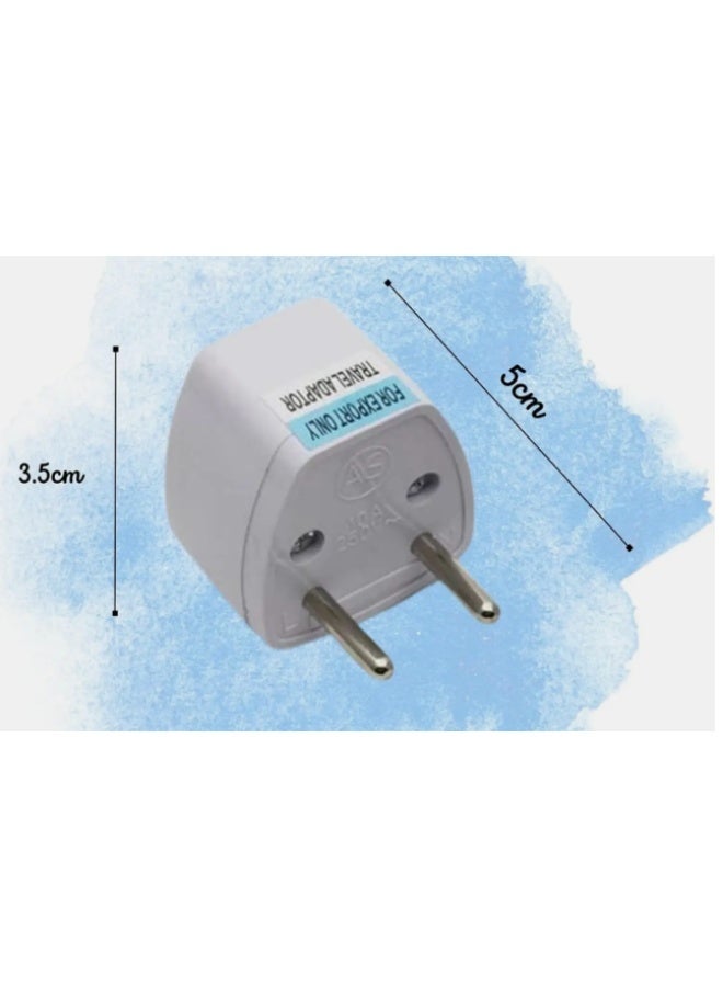 Universal Portable Travel Adapter Plug to Transform Electric Power from UK/US/AU to EU - Image 2