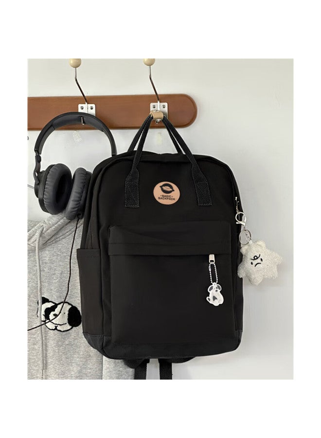 Landcase Backpack For Middle School Boys, High School Backpack, Travel Bag, College Student Laptop Bag, Large Capacity Backpack, 1704 Black - Image 2