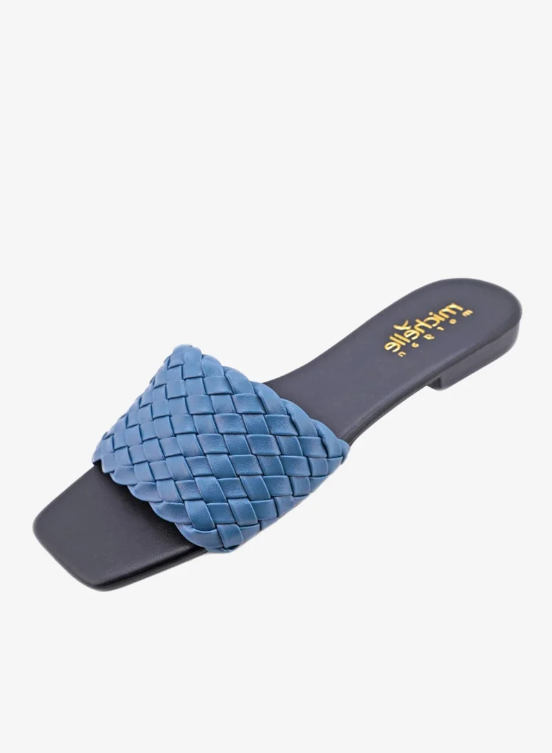 Michelle Morgan BLUE 092-2267 Michelle Morgan Casual Ladies Slides Blue for Women | Best Price UAE